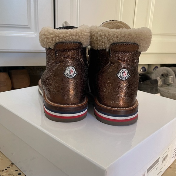 RARE Moncler Blanche Ankle Hiking Boots - Picture 3 of 9